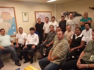 Curso de Brigada dentro do aeroporto de congonhas 